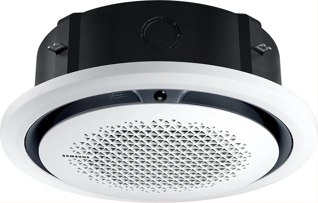 Samsung 48000 BTU 360 Round Cassette Inveter Air Conditioner, R410a, 14.0kw, AC140 MN4PKH/MXADKH — Samsung Air Conditioner