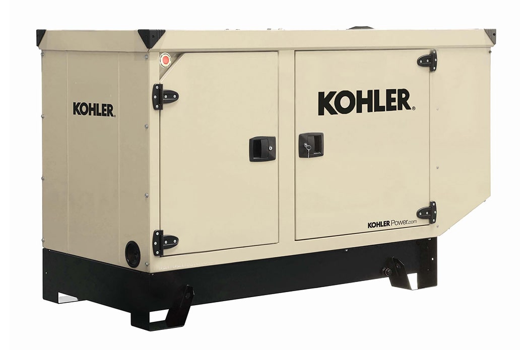 Rehlko (formerly Kohler) SDMO Diesel Generator 30KW with Soundproofed Enclosure — Kohler Generator