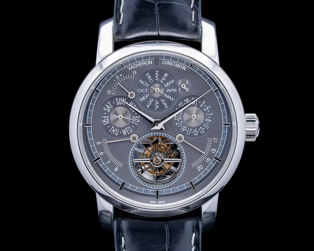 New Vacheron Constantin Traditionnelle Tourbillon Perpetual EOT Platinum Gray Dial RARE — Luxury watch Watches