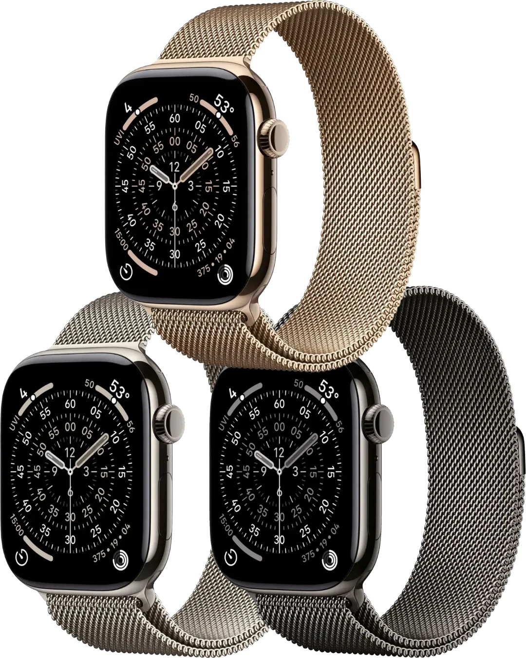 Apple Watch Series 11 Cellular 42mm 46mm Titanium Case Milanese Loop — Apple Watches