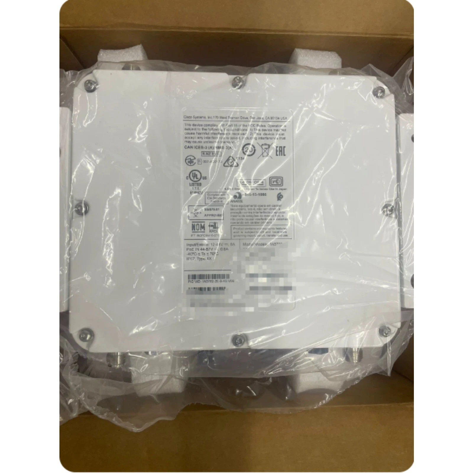 Cisco IW3702-2E-B-K9 Industrial Wireless Access Point - New Sealed MMD0 — Cisco Networking Equipment's
