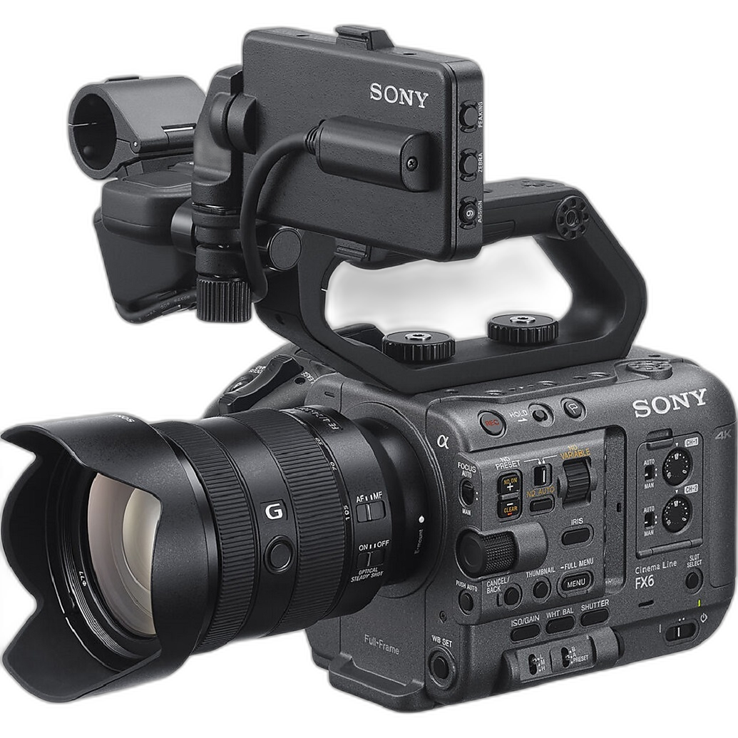 Sony FX6 Digital Cinema Camera Kit with 24-105mm Lens — Sony FX6 Digital Cinema Camera Mirrorless Cameras