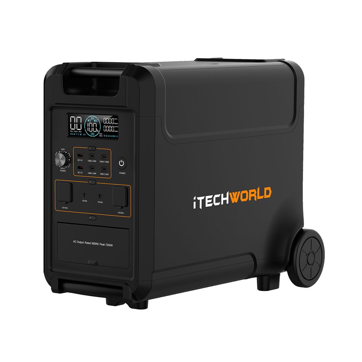 iTechWorld PS3600 PRO Portable Lithium Power Station 3600W 300Ah — iTech Power Station