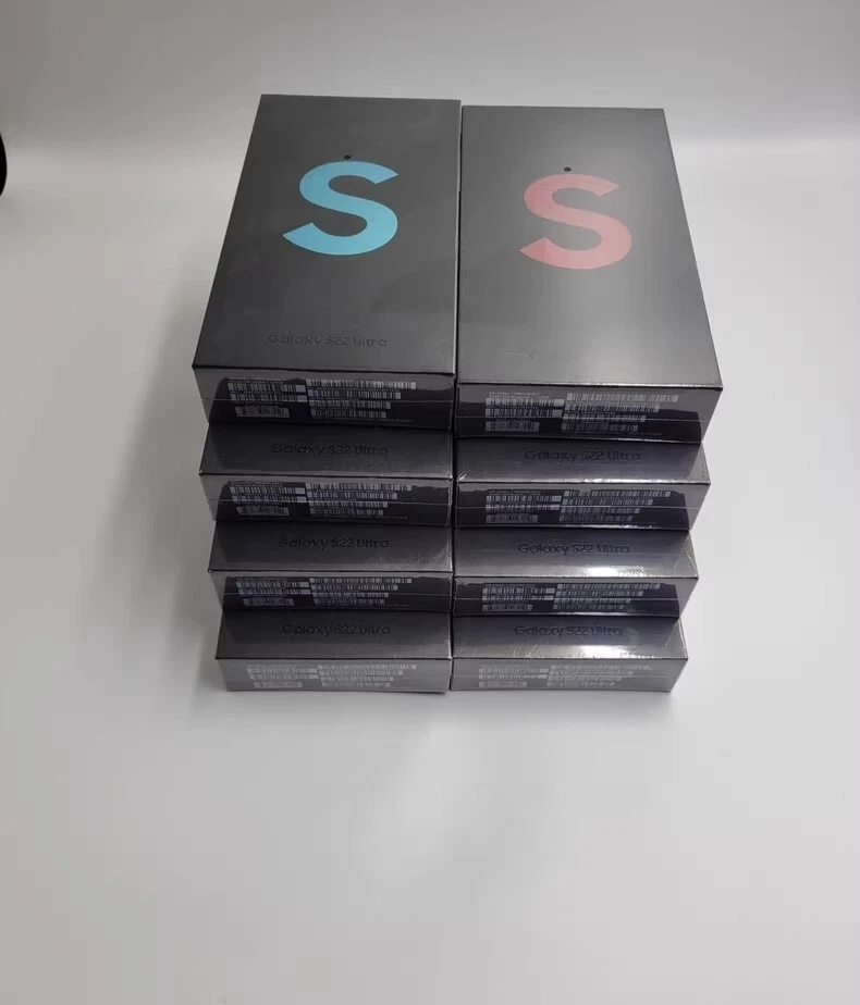 Sealed Samsung Galaxy S22 Ultra 5G SM-S908U1 128- 256 - 512 GB US Version Factory Unlocked - All Colors — Samusung Phones