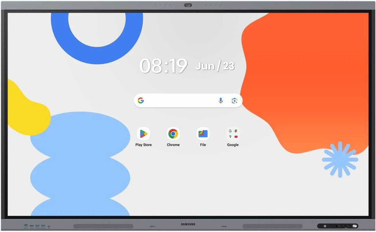 SAMSUNG 86″ Interactive E-Board Android Display, Built-In Camera, 86″ IPS Touch Display, 4K UHD Resolution, 8ms Response Time, 128 GB Flash Memory | LH86WAFPLGCXUE — SAMSUNG Interactive E-Board