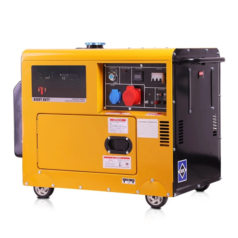 Diesel Generator Set 5/6KW for Household Use, Single and Three-phase 220V / 380V —  Phones